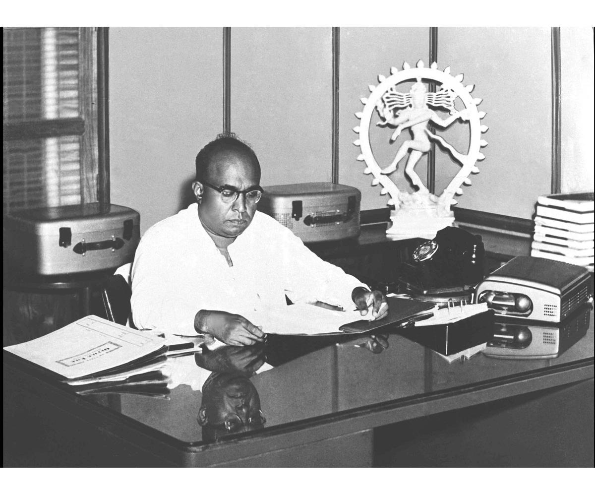 A.V. Meiyappan at his office