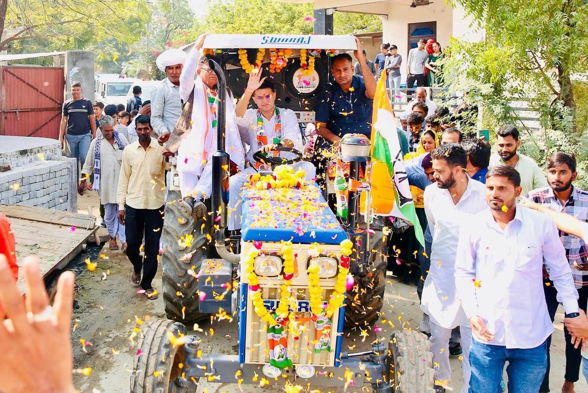 Sachin Pilot has been touring the villages in Tonk constituency for the last three days.